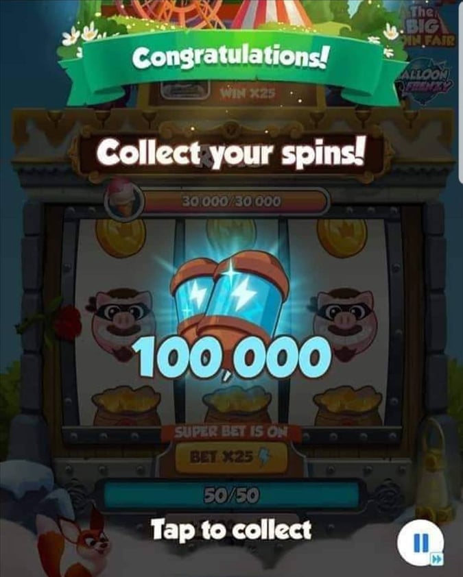 Coin Master Free 50 Spin codeslab